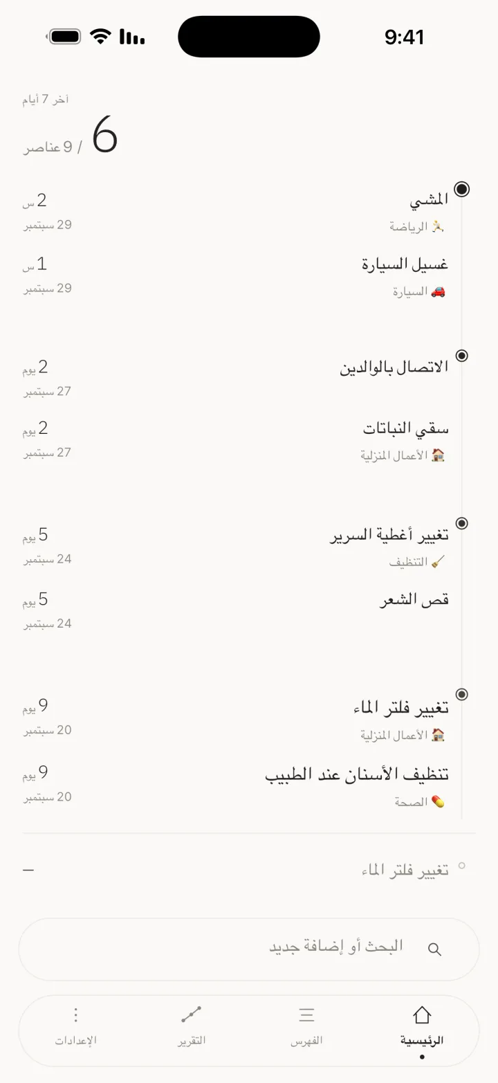 الملخص في الأعلى