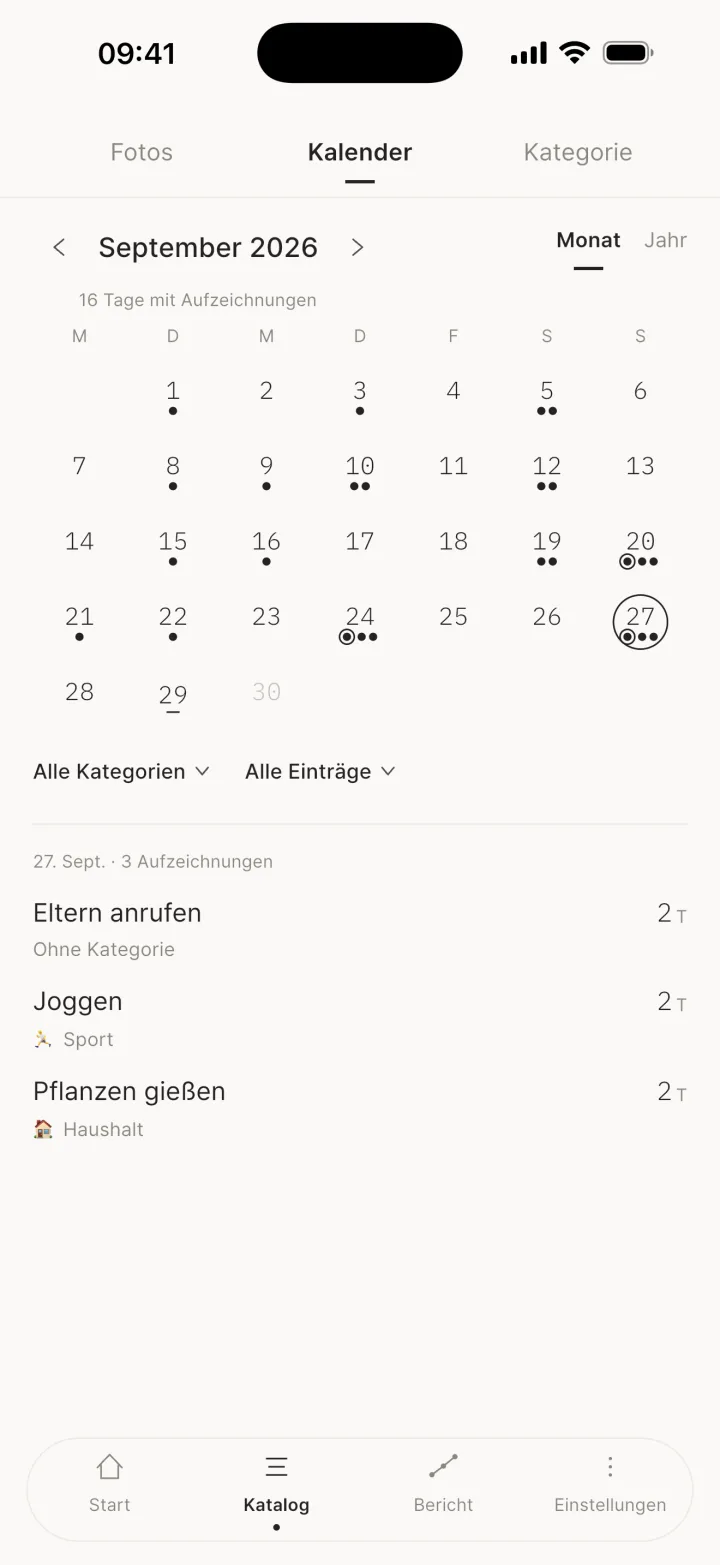 Monat / Jahr