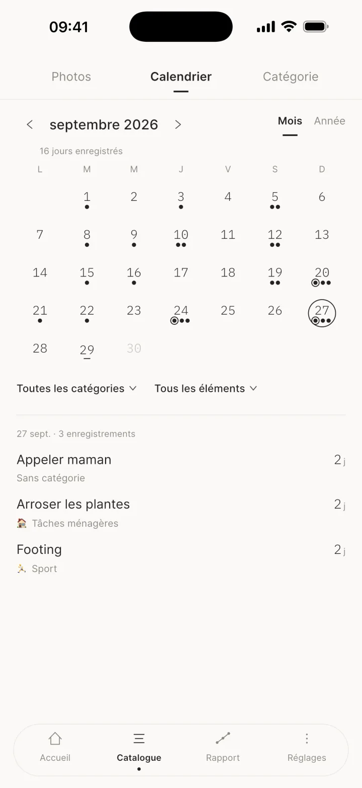 Mois / Année