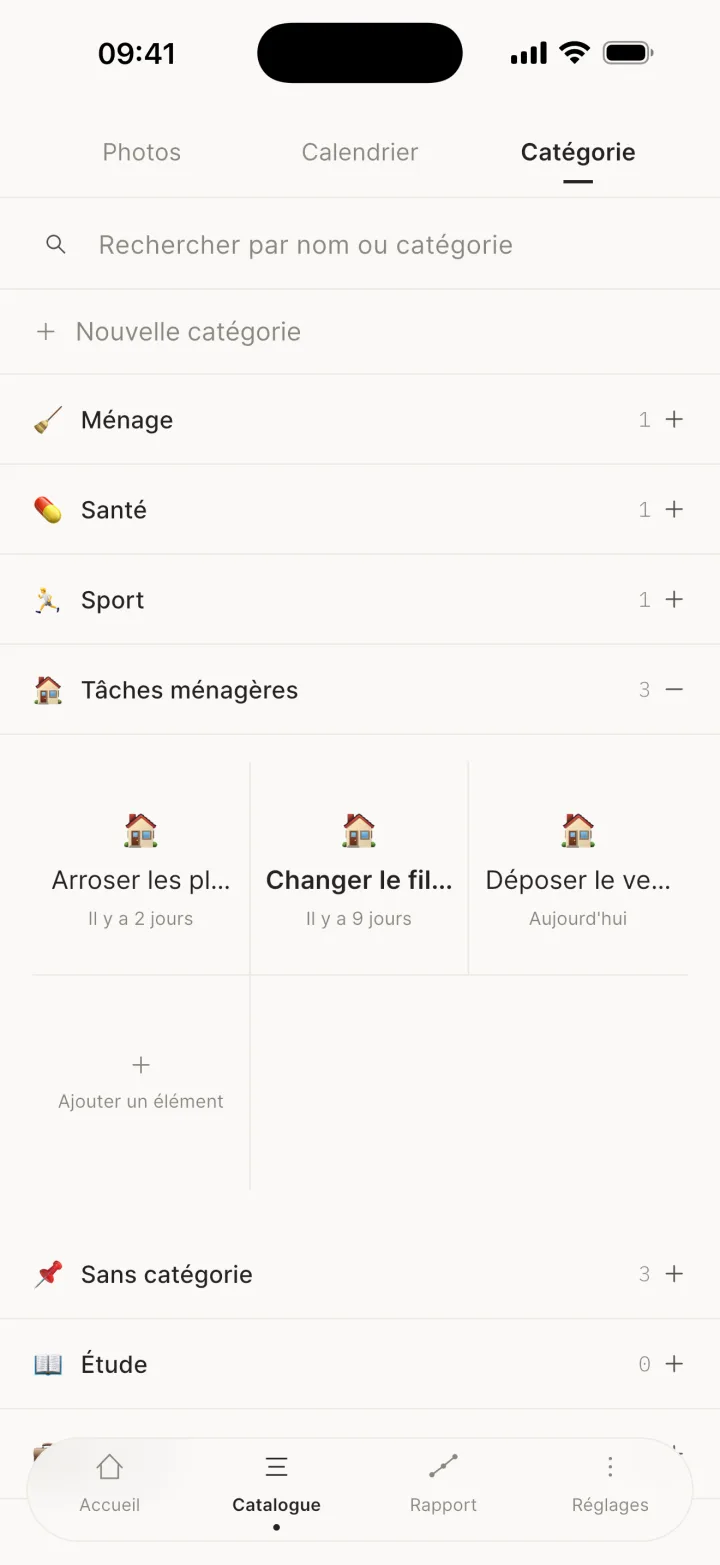 Groupe de catégories