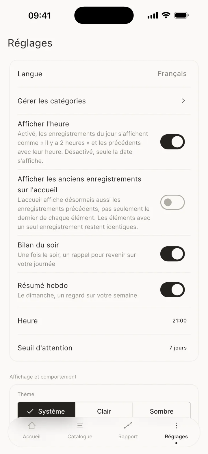 Afficher l'heure