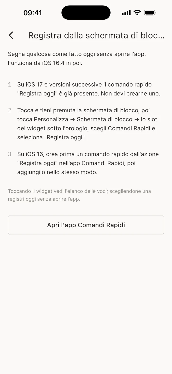 (iPhone·iPad) Registra dalla schermata di blocco