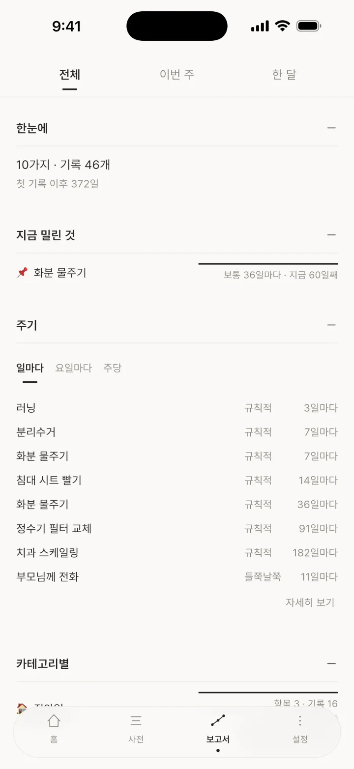 섹션 접기