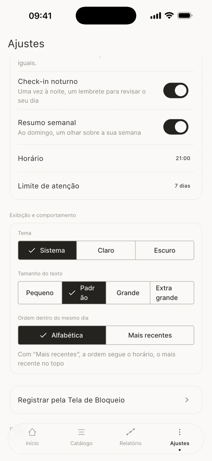 Check-in noturno