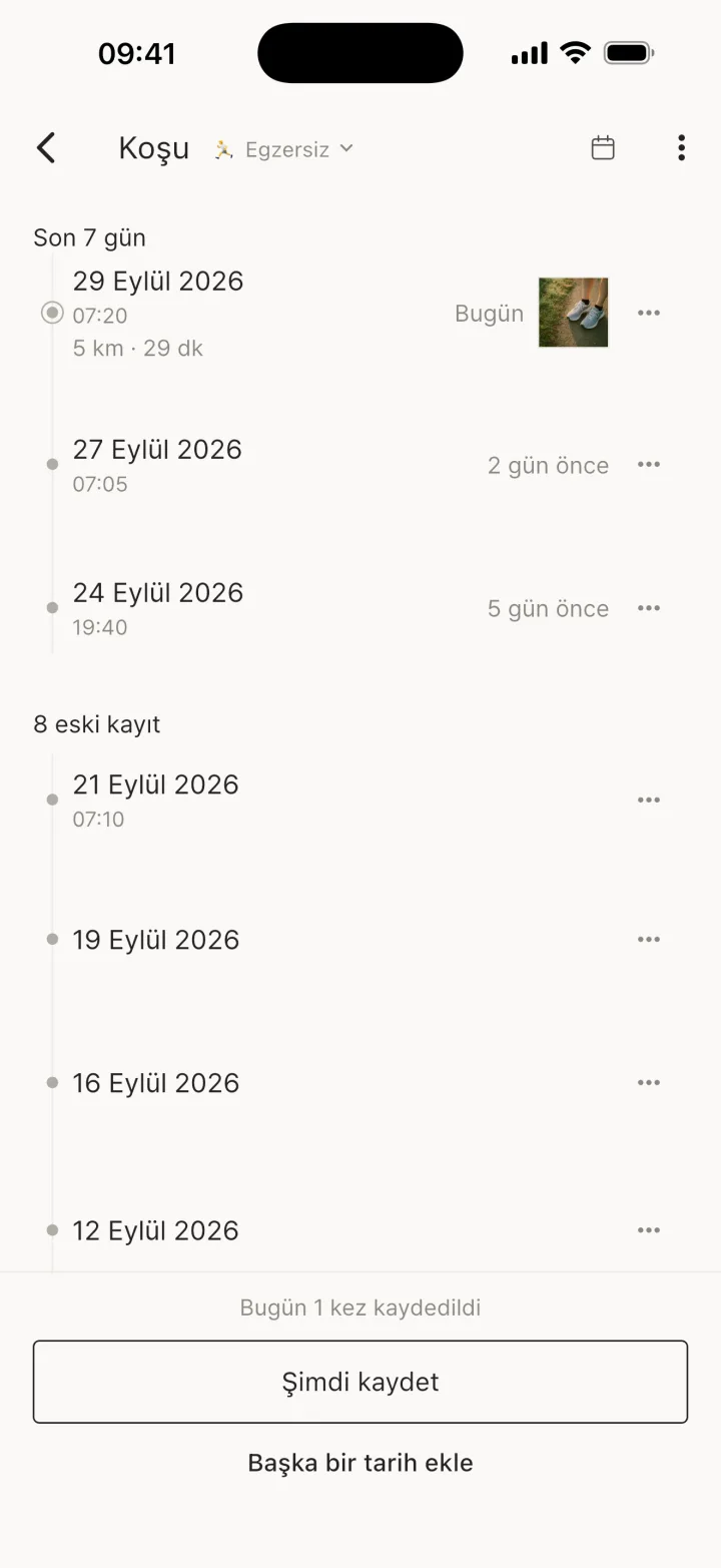 Dokununca ayrıntı ekranı