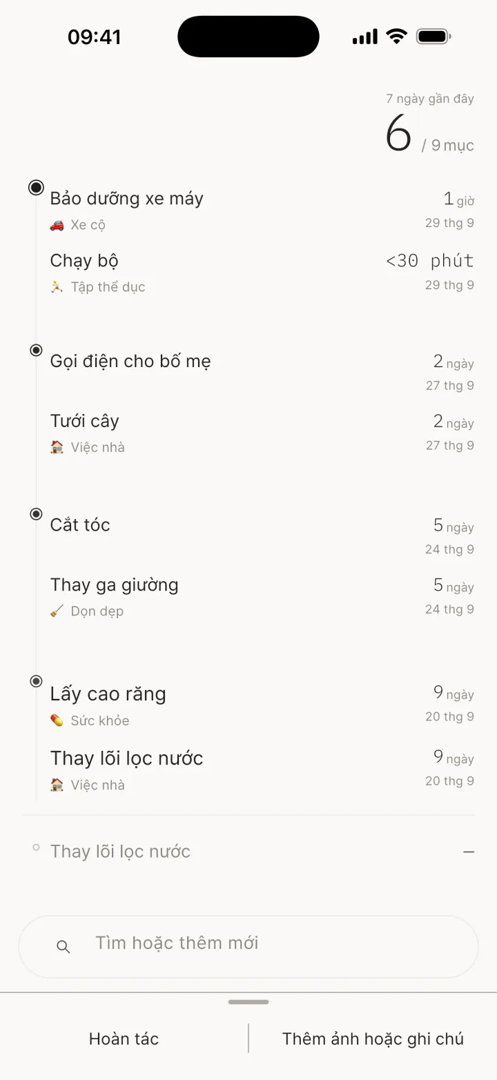 Nhấn giữ để ghi ngay bây giờ