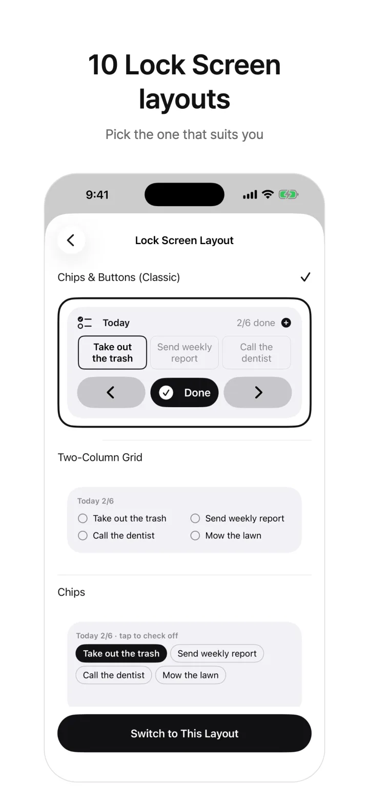 10 Lock Screen layouts — Pick the one that suits you